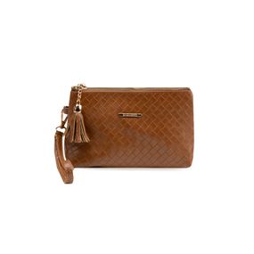 Necessaire de Viagem Feminina Pequena Olivia Caramelo