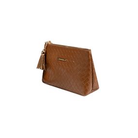 Necessaire de Viagem Feminina Pequena Olivia Caramelo