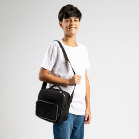 Lancheria Térmica Juvenil Masculina Color Block Preto