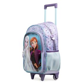 Mochila de Rodinha Infantil Feminina Frozen Elsa e Anna