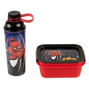 Kit Garrafa + Pote Homem Aranha