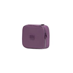 Estojo Box Feminino Grande Crinkle Glitter Roxo
