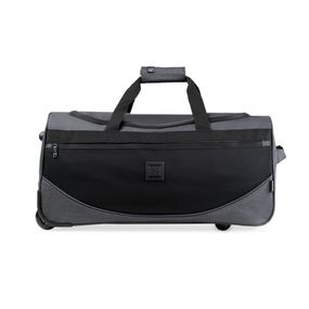 Bolsa de Viagem Masculina Grande Juvenil com Rodinhas BG Mesh Cinza