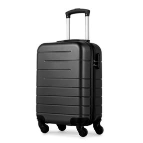 Mala de Bordo PP 8 Kg ABS 4 Rodas 18,5" Downtown  Preta