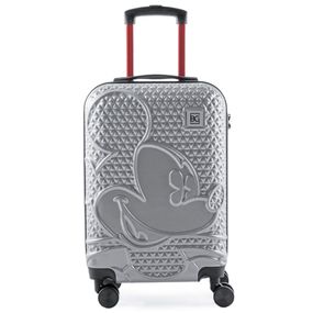 Mala de Bordo 10 Kg ABS 4 Rodas Mickey Epcot Prata