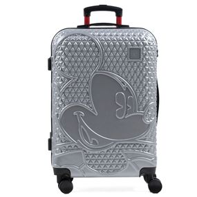Mala Média 23 Kg ABS 4 Rodas Mickey Epcot Prata