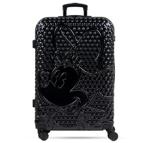 Mala de Viagem Grande 32 Kg ABS 4 Rodas Minnie Epcot Preta