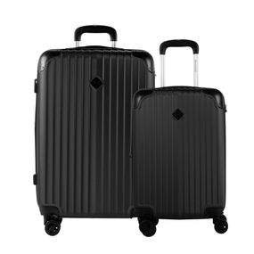 Conjunto de Malas ABS 4 Rodas P e M Turquia II Preto