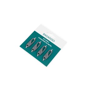 Kit com 4 Puxadores de Zíper de Metal
