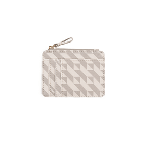 Porta Cartão Feminino Monograma BG Bege