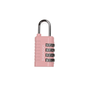 Cadeado para Mala com 4 Dígitos Alloy Rosa