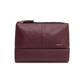 Necessaire de Viagem Feminina Grande Recortes Vinho