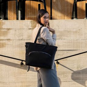 Bolsa Executiva Grande Feminina Donna Preta