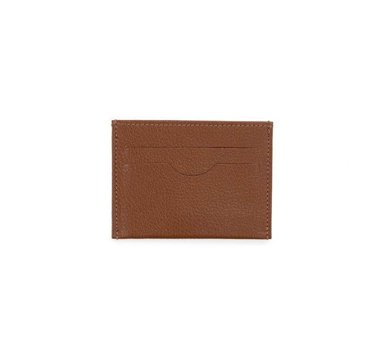 0098441152001 - PORTA-CARTAO SLIM COURO BASIC PEQUENO  CARAMELO -2-.JPG