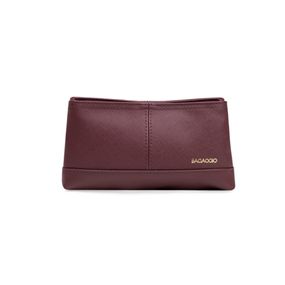 Necessaire Viagem Feminina Pequena Recortes Vinho