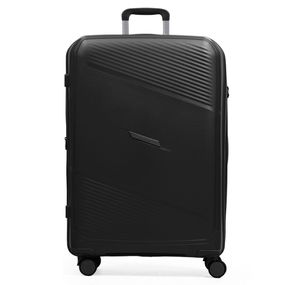 Mala de Viagem Grande 32 Kg Polipropileno 4 Rodas Seul Preta