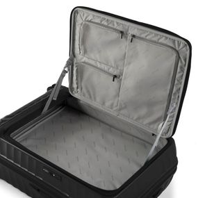 Mala de Viagem Grande 32 Kg Policarbonato 4 Rodas Barcelona II Preta