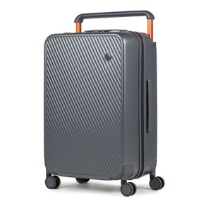 Mala Média 23 kg Policarbonato 4 Rodas Bahamas Cinza Escuro