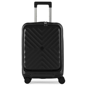 Mala de Bordo 10 Kg Policarbonato 4 Rodas Barcelona II Preta