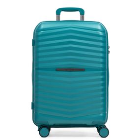 Mala Média 23 Kg Polipropileno 4 Rodas Hong Kong Verde