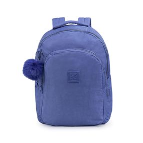 Mochila Escolar Feminina Pop Fun Azul