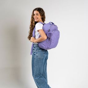 Mochila Escolar Feminina Pop Fun Lilas
