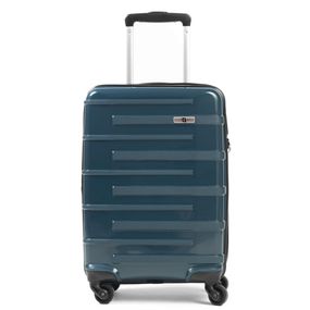 Mala de Bordo 10 kg Polipropileno 4 Rodas Zíper Antifurto SwissOne Montreux Azul