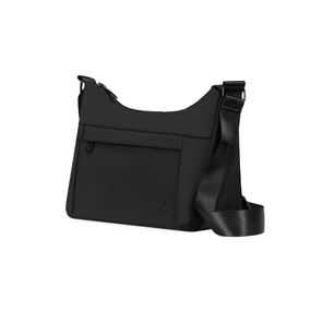 Bolsa Feminina Transversal Grande Nylon Travel Light Preto