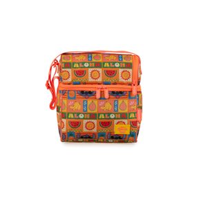 Lancheira Térmica Infantil Feminina Disney Stitch Tropical Rosa