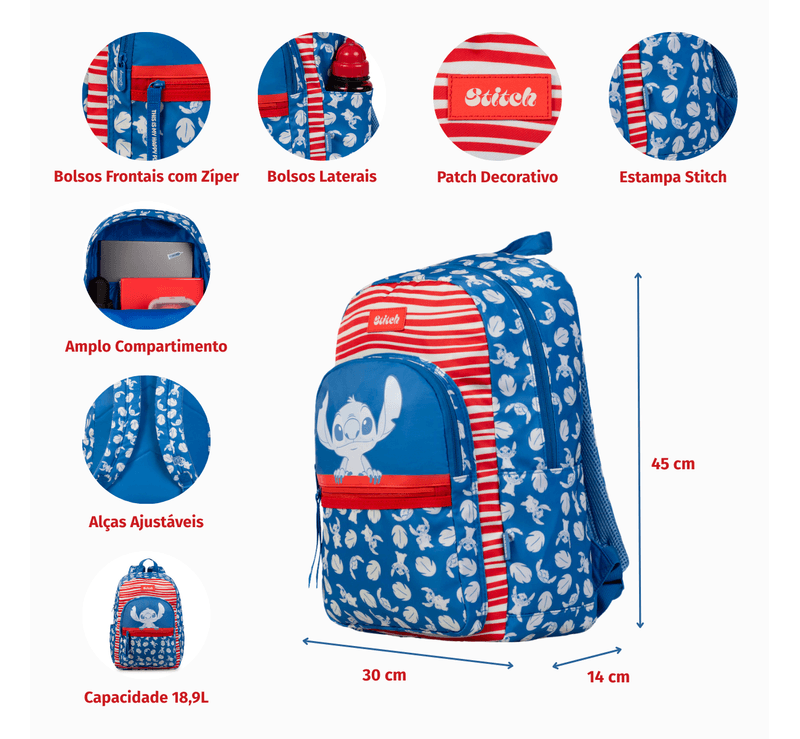 Stitch Happiness Mochila