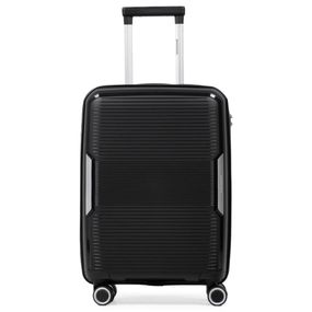 Mala de Bordo 10 Kg Polipropileno 4 Rodas Malta Preta