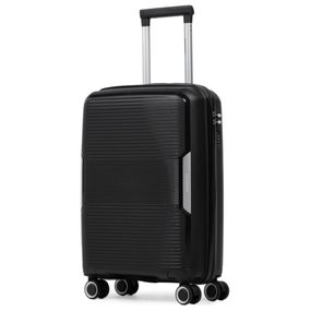 Mala de Bordo 10 Kg Polipropileno 4 Rodas Malta Preta