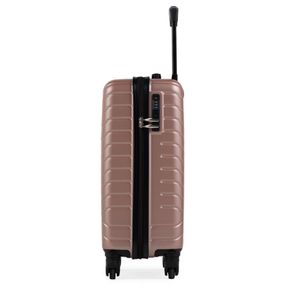 Mala de Bordo 10 kg Abs 4 Rodas Detroit Rosé/Preto