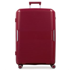 Mala de Viagem Grande 32 Kg Polipropileno 4 Rodas Malta Vinho