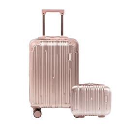 Mala de Bordo com Frasqueira Monte Carlo Rose – Conjunto Padrão ANAC para Cabine