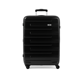 Mala de Viagem Grande 32 Kg Polipropileno 4 Rodas Montreux Preta