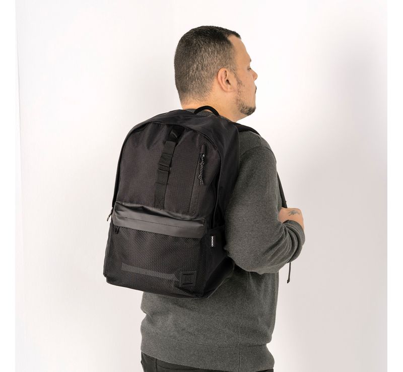 0226625458001 - MOCHILA MASCULINA COM PORTA NOTEBOOK BG NET  PRETA