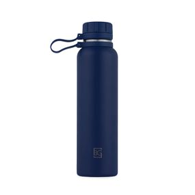 Garrafa Térmica Grande Com Alça Azul Marinho 1L