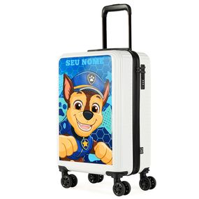 PERSONALIZÁVEL Mala de Bordo My Way Patrulha Canina Chase Azul e Branca – foto 2